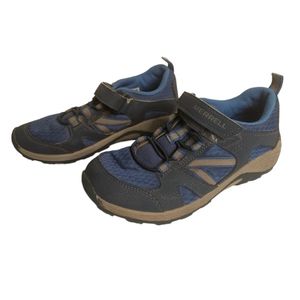 Boys Merrell Shoes 12.5 Blue Hiking Shoe